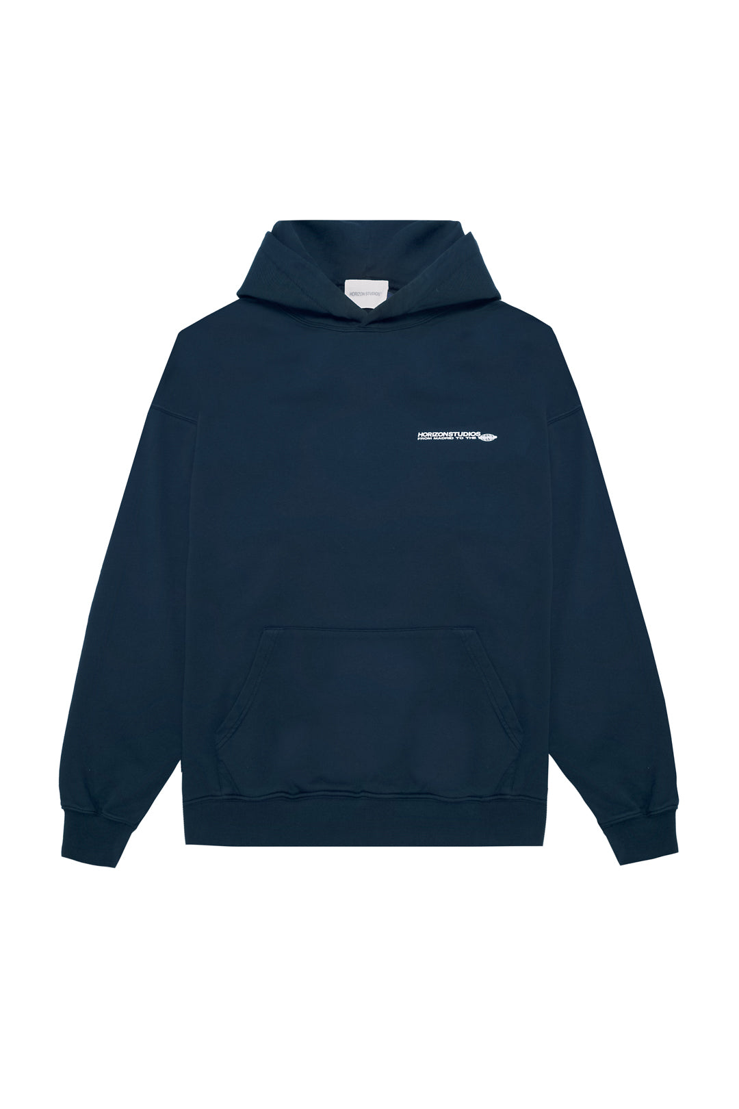 NAVY “TO THE WORLD” HOODIE – Horizon Studios